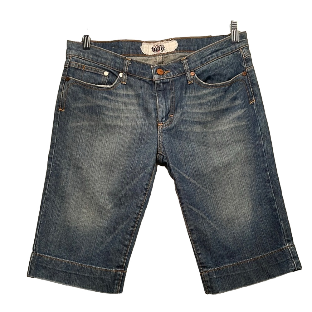 INDIE BERMUDA SHORTS SIZE 30 Blue Denim Shorts